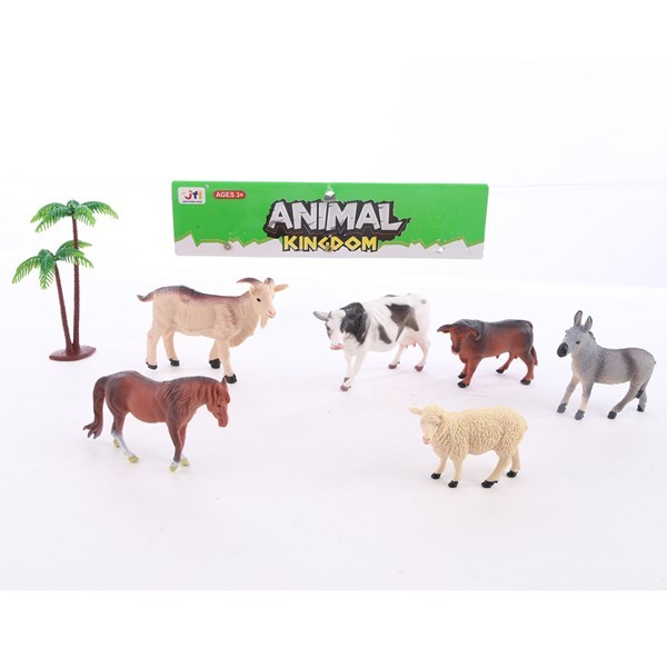 Imagen de Animales x6, de granja, en bolsa