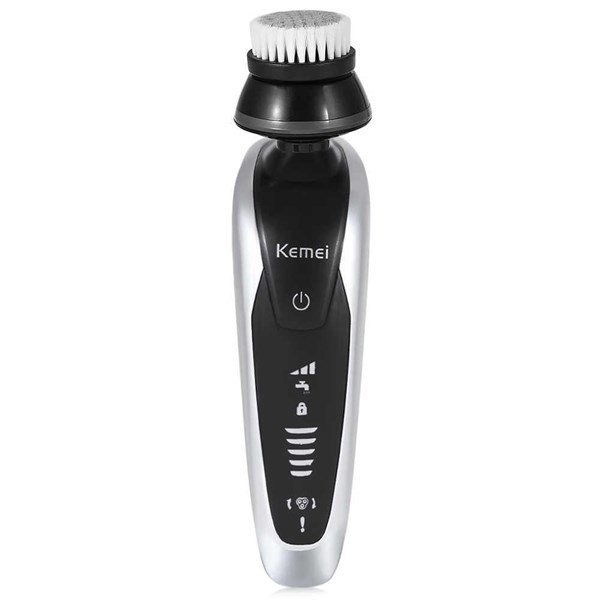 Imagen de Afeitadora, cepillo de dientes eléctrico, depilador y accesorios, KEMEI, en caja