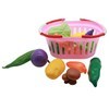 Imagen de Frutas y verduras de plástico, 15 piezas, en red