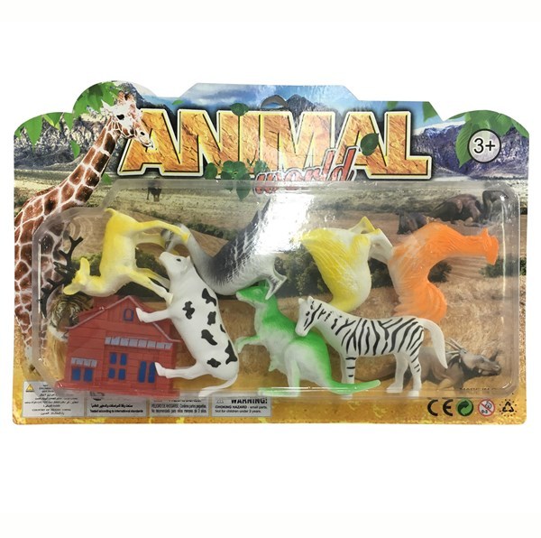 Imagen de Animales surtidos x7, con accesorios, en blister