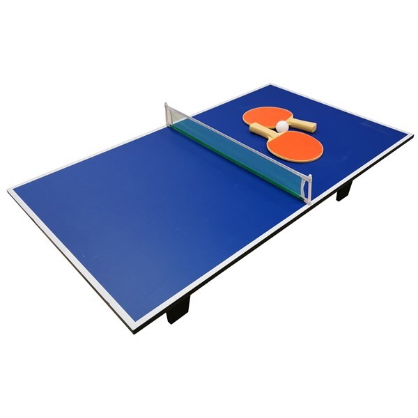 Imagen de Mesa de mini pong, para mesa, de MDF, con red, paletas y pelotas, en caja
