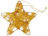 Imagen de Adorno navideño estrella de alambre, 2 colores, en bolsa