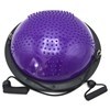 Imagen de Plataforma bosu grande, medio balón con pinchos,  con bandas de resistencia, 58cm, con inflador de pie