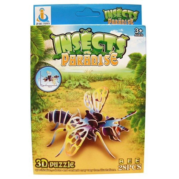 Imagen de Puzzle 3D insectos, en caja