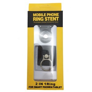 Imagen de Soporte anillo para celular con accesorios para colgar, en caja