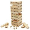 Imagen de Torre para armar, 54 bloques de madera y 4 dados, en caja