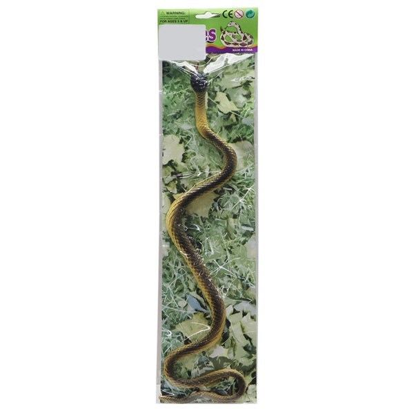 Imagen de Animales serpiente de goma, 4 modelos, en bolsa