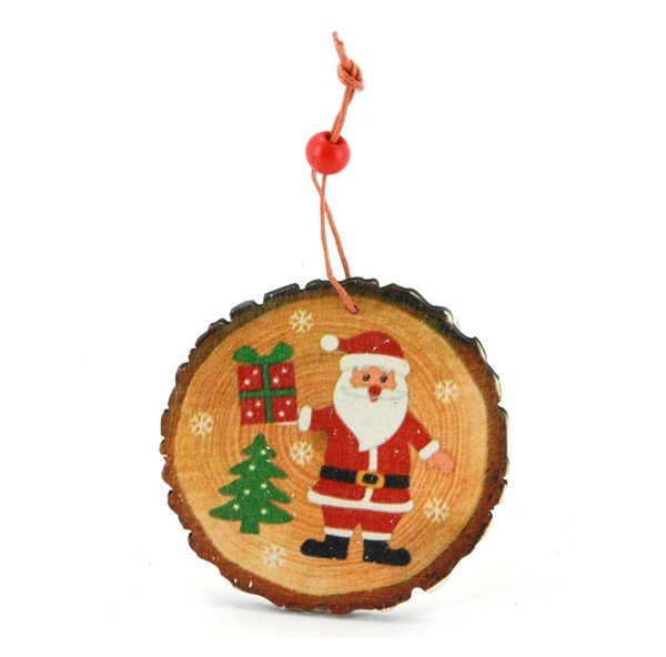 Imagen de Adorno navideño de madera con diseño