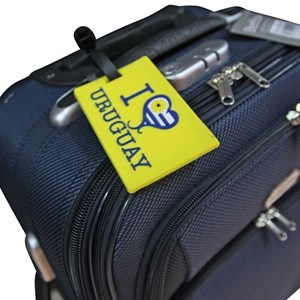 Imagen de Etiqueta de goma para identificación de valijas, PACK x12