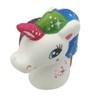 Imagen de Amansaloco squishy cabeza de unicornio, en bolsa, varios colores