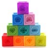 Imagen de Blocks x10, cubo de goma con chifle, con encastre, en caja