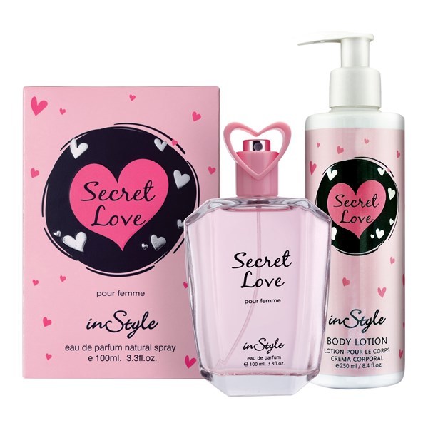 Imagen de Perfume 100ml y crema corporal 250ml, In Style, SECRET LOVE