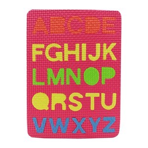 Imagen de Puzzle de goma EVA, letras, en bolsa