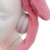 Imagen de Auricular vincha orejas de peluche ROSADO OSCURO,con luces y movimiento de las orejas