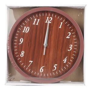 Imagen de Reloj de pared, 25cm de diámetro 2 colores, en caja
