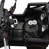 Imagen de Jeep a batería BLANCO, 4 motores, balanceo, con música luz y USB, se abren las puertas, en caja