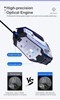Imagen de Mouse óptico gamer ergonómico T80 IMICE con cable, en caja