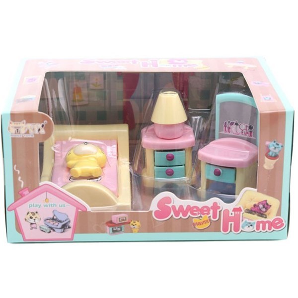 Imagen de Muebles para muñecas, 6piezas, en caja