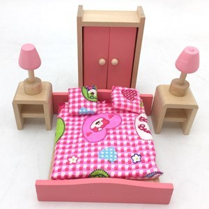 Imagen de Muebles para muñecas de madera, en caja