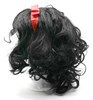 Imagen de Peluca pelo corto con ondas, con vincha roja, en bolsa, 2 colores