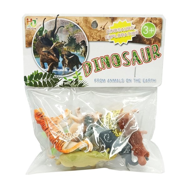 Imagen de Animales de selva x6, con accesorios, en bolsa