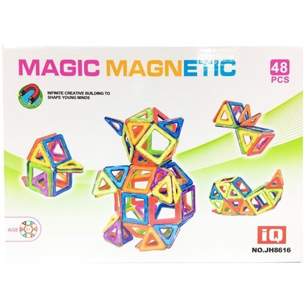 Imagen de Bloques x68 piezas magnéticos, en caja