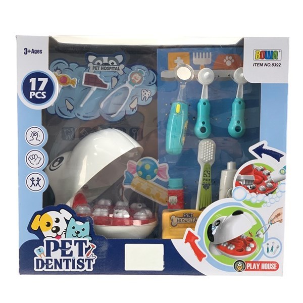 Imagen de Set de veterinario dentista, 17 piezas, en caja