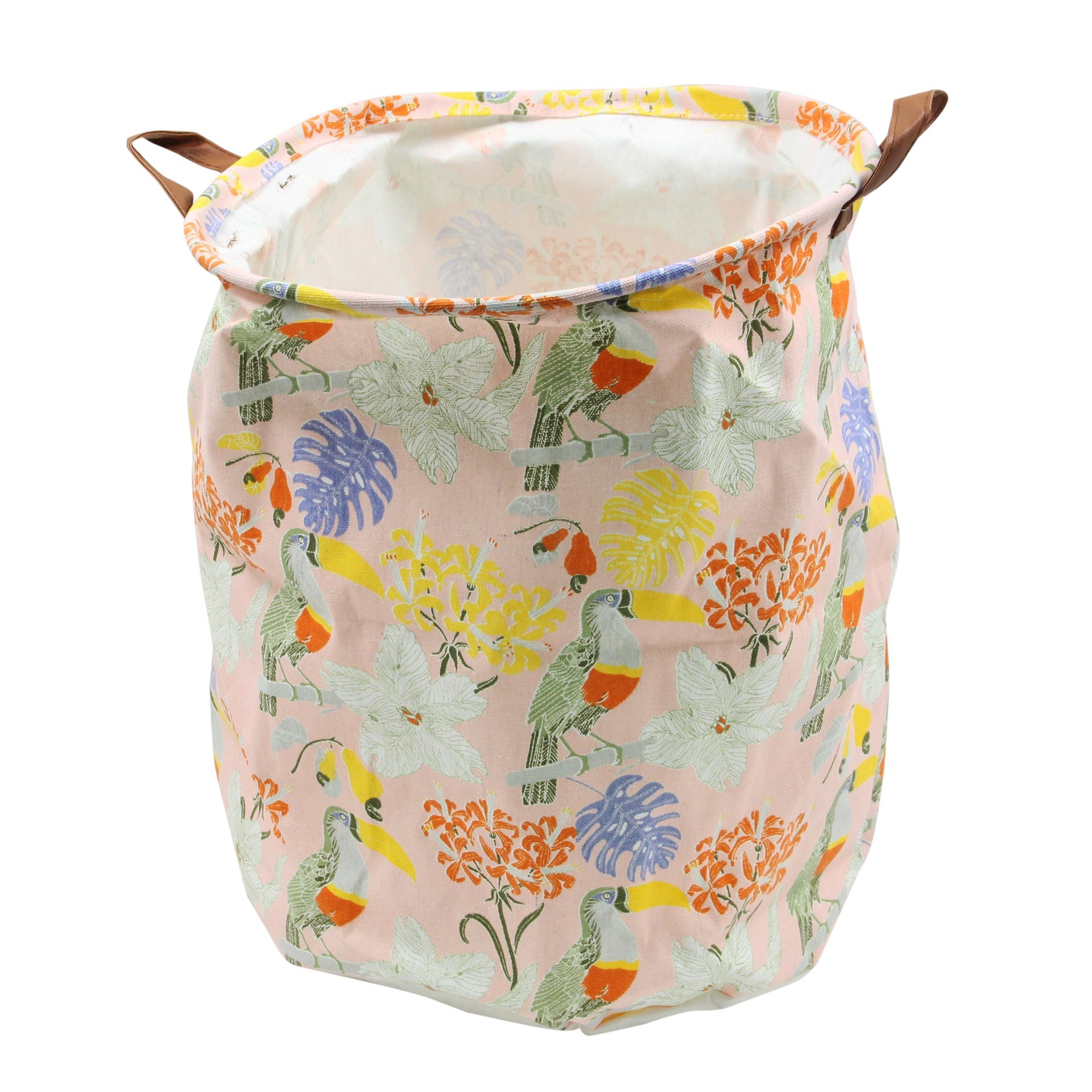 Pepeganga S.A.. Cesto de ropa cilíndrico con asas, varios diseños