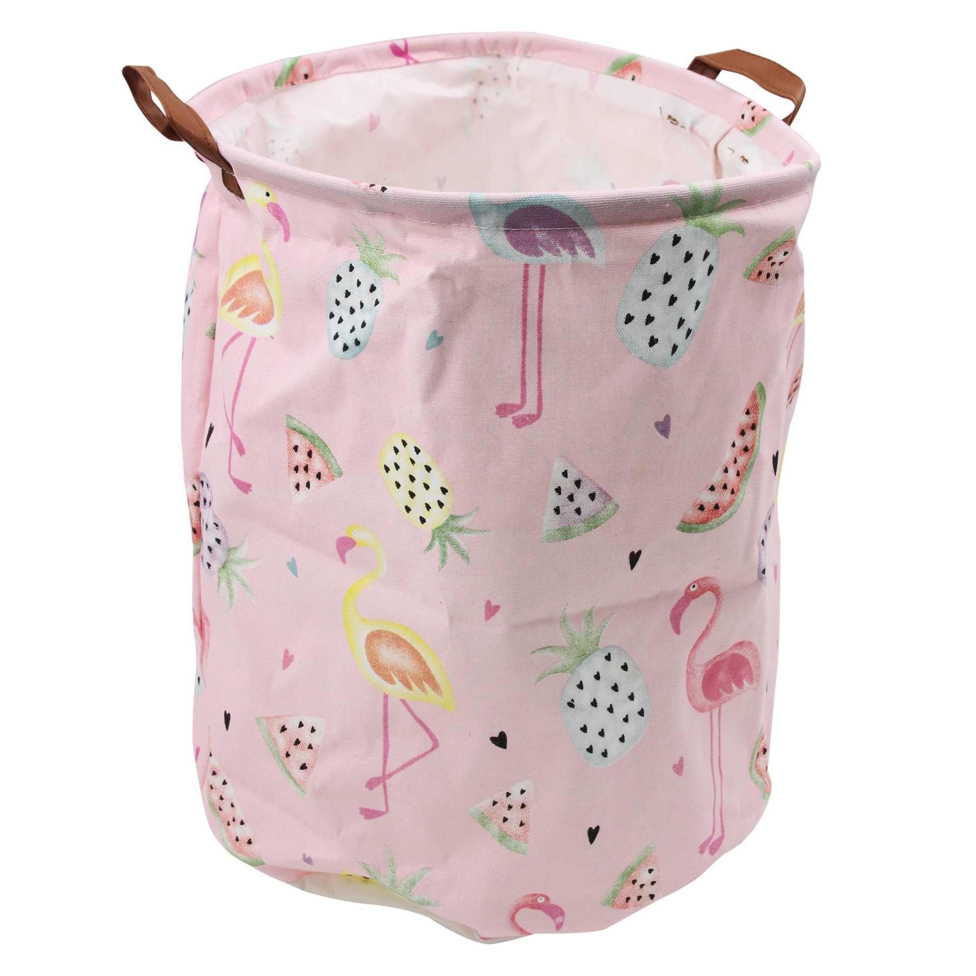 Pepeganga S.A.. Cesto de ropa cilíndrico con asas, varios diseños