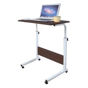 Imagen de Mesa escritorio altura regulable de hierro y mdf, MARRON en caja