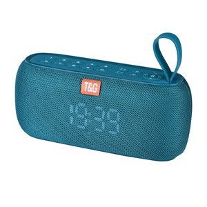 Imagen de Parlante TG177, con reloj bluetooth 5.0 USB radio FM y micro SD, T&G varios colores, en caja