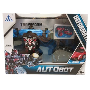 Imagen de Robot auto con control remoto, con luz 3+2AA  en caja