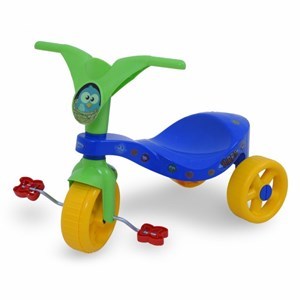 Imagen de Triciclo de plástico AZUL, XALINGO, en caja