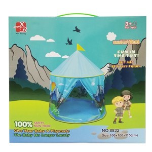 Imagen de Casita carpa PVC para niños, plegable en caja