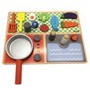 Imagen de Set cocina puzzle de madera 15piezas, en caja