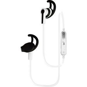 Imagen de Auriculares COBY WIRELESS, BLANCO recargables con bluetooth y micrófono incorporado, cable plano