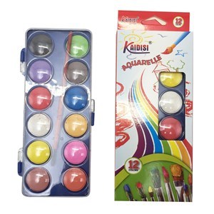 Imagen de Acuarelas 12 colores y pincel, en caja