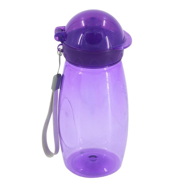 Imagen de Botella deportiva pico pull push con tapa, con correa, 500ml, varios colores
