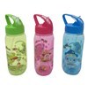 Imagen de Botella de plástico, pico retráctil, con asa, con diseño infantil, 600ml, 2 colores