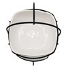Imagen de Bowl de cerámica, bowl x2, con base de metal, en caja