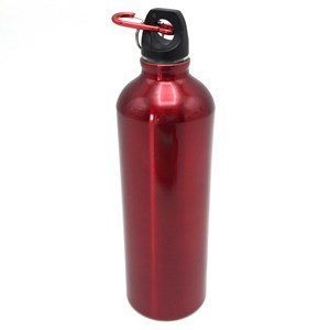 Imagen de Botella deportiva de aluminio con gancho mosquetón, 750ml, varios colores