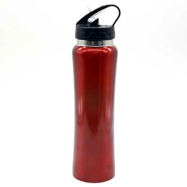Imagen de Botella deportiva de aluminio con sorbito retráctil, 750ml, varios colores