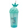Imagen de Vaso de plástico tapa con sorbito, 500ml, diseños infantiles, 2 colores