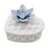 Imagen de Alhajero de cerámica con flor, en caja