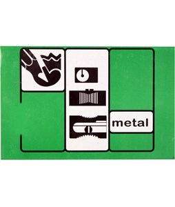 Imagen de Sacapuntas de metal x24 rectangular, en caja