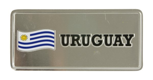 Imagen de Matrícula decorativa de metal, Uruguay