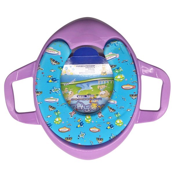 Imagen de Tapa para WC reductora acolchonada con agarraderas, varios diseños infantiles