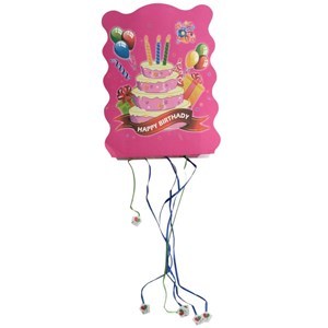 Imagen de Piñata de cartón, con 4 piolas, varios diseños