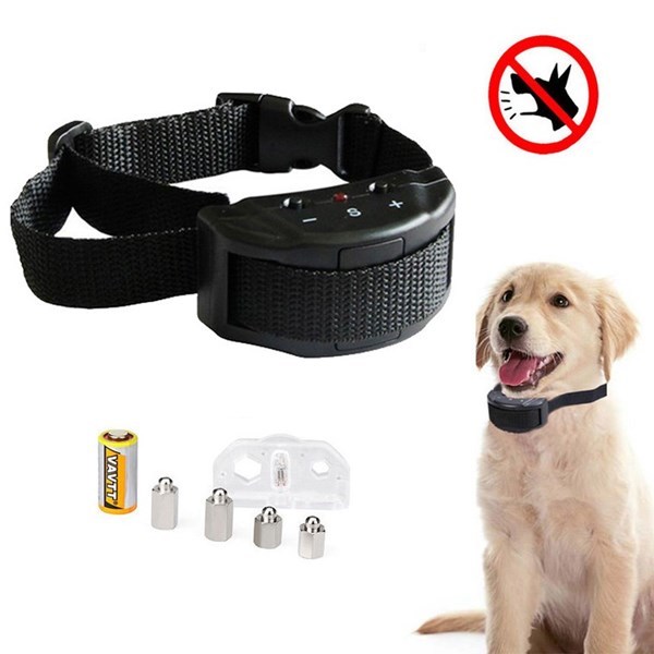 Imagen de Collar electrónico de entrenamiento canino, anti ladrido, en caja