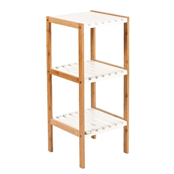 Imagen de Mueble estantería de bambú y MDF, 3 estantes, en caja